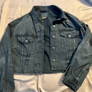 American Eagle Cropped Denim Jacket